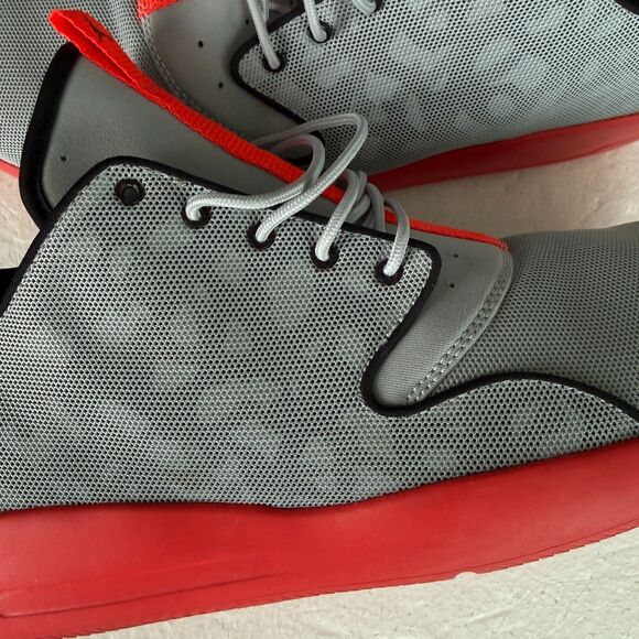 Size 15 - Air Jordan Eclipse Shoes Men's Wolf Grey/Infared Sneakers 724010-006 - Picture 5 of 10